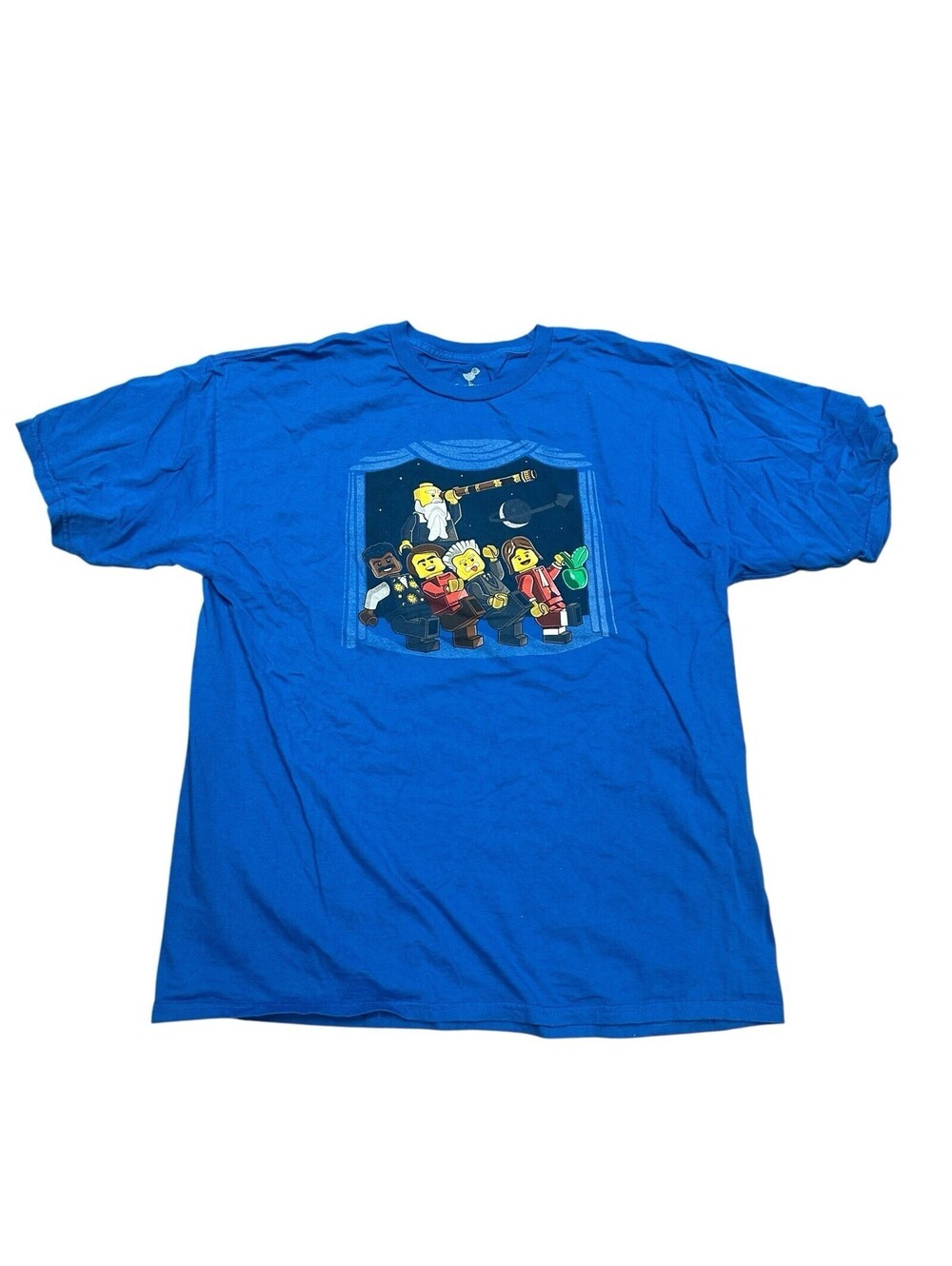 TeeFury Because Science Neil DeGrasse Carl Sagan Einstein  Shirt Blue Sz XL